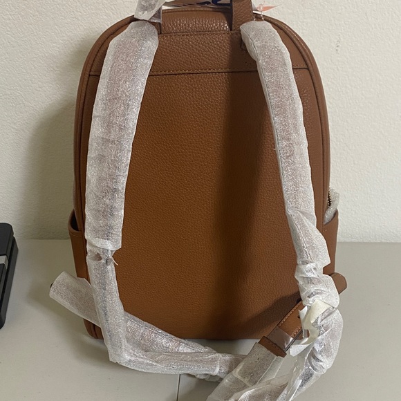 Kate Spade Leila Medium Dome Backpack Pebbled Leather Warm Ginger NWOT - Picture 5 of 11